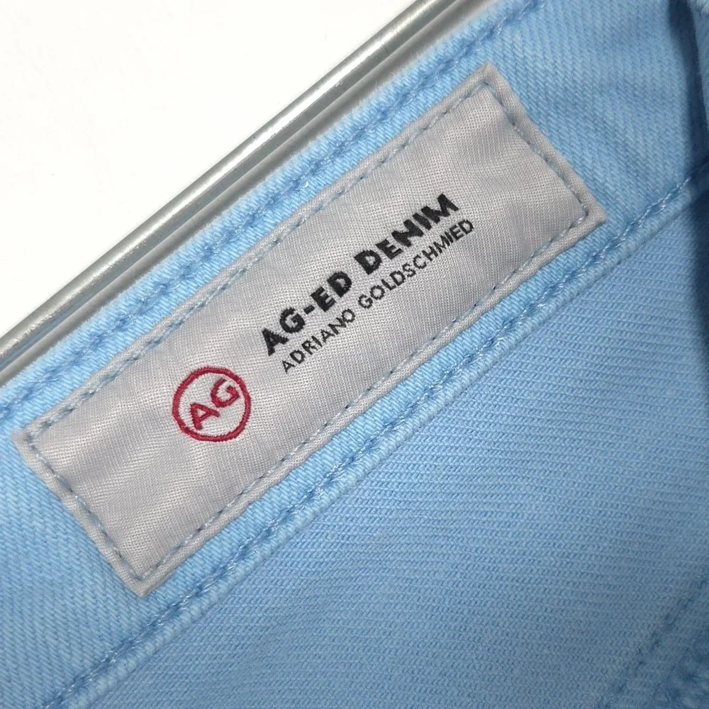 AG ADRIANO GOLDSCHMIED Women's Jeans 27R THE‎ ISABELLE HIGH RISE STRAIGHT Blue